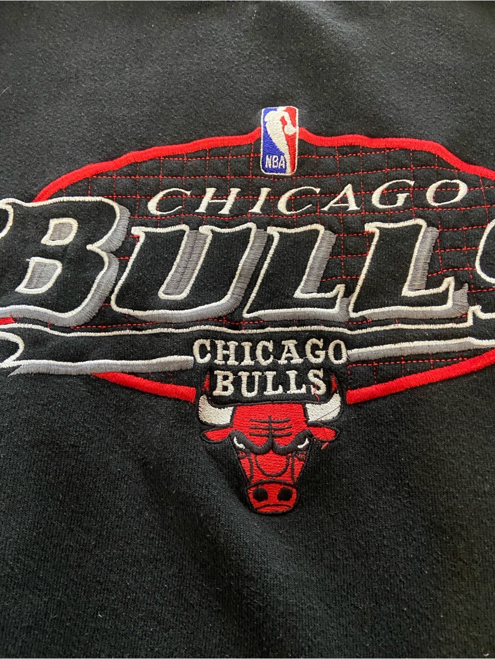 Vintage Logo Athletic Chicago Bulls Crewneck Sweatshirt - Picture 3 of 5